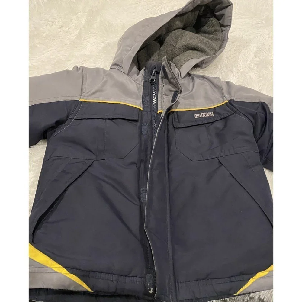 Oshkosh Lined Heavy Duty Hooded Jacket 4T